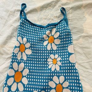 Zara Blue Floral Dress